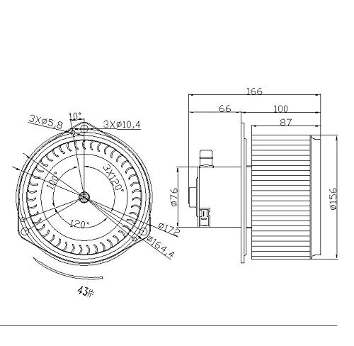 Amazon.com: Mover Parts New Fan Blower Motor 116340-5632 for